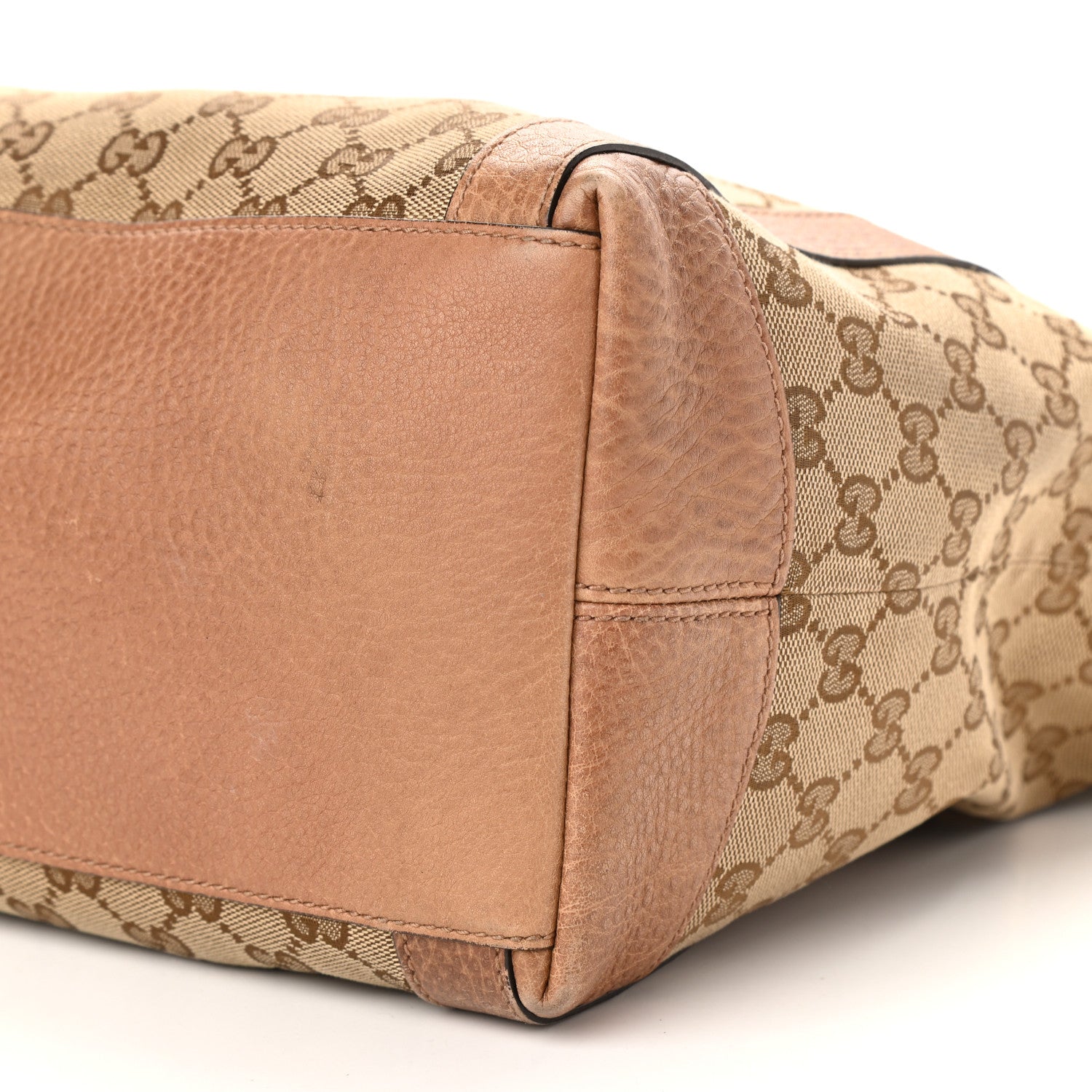 Gucci Monogram Old Libeccio Medium Miss GG Top Handle Bag Beige Ebony Light Brown 9 of 18