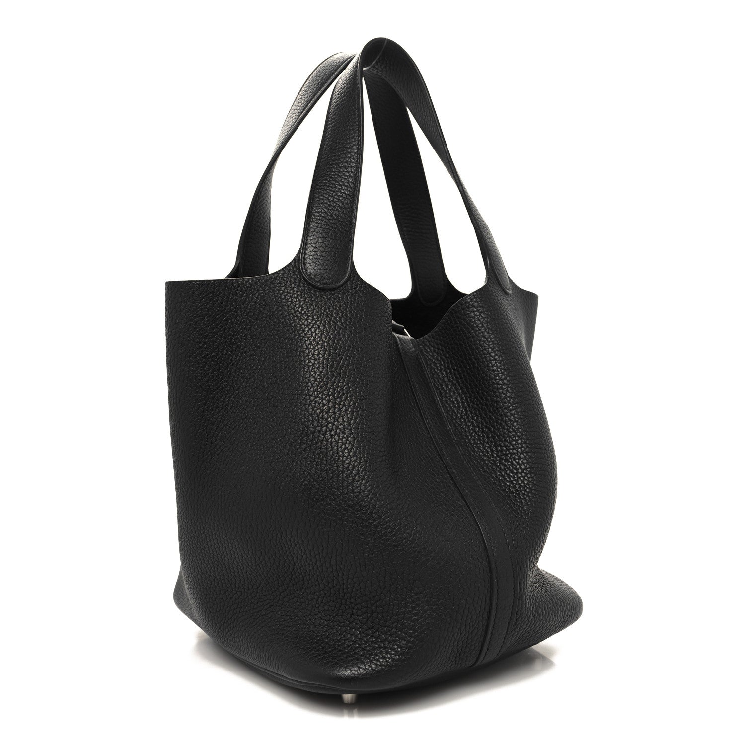 Hermes Taurillon Clemence Picotin Lock 22 MM Black 3 of 12