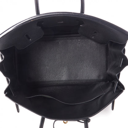 Hermes Taurillon Clemence Birkin 35 Black 14 of 31