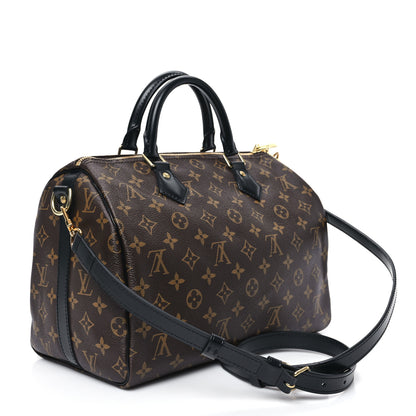Louis Vuitton Monogram My World Tour Speedy Bandouliere 30 Black 3 of 10