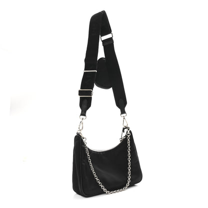 Prada Nylon Re-Edition 2005 Shoulder Bag Black 3 of 12