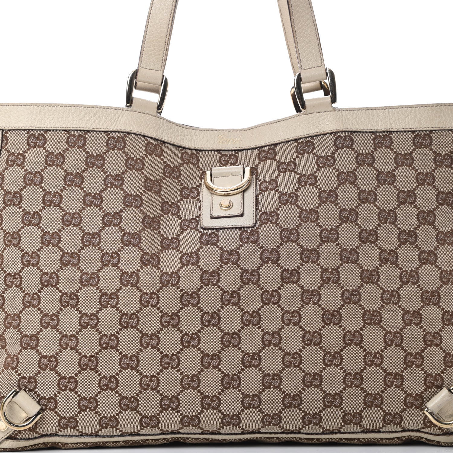 Gucci Monogram Large Abbey Tote Off White 8 of 19