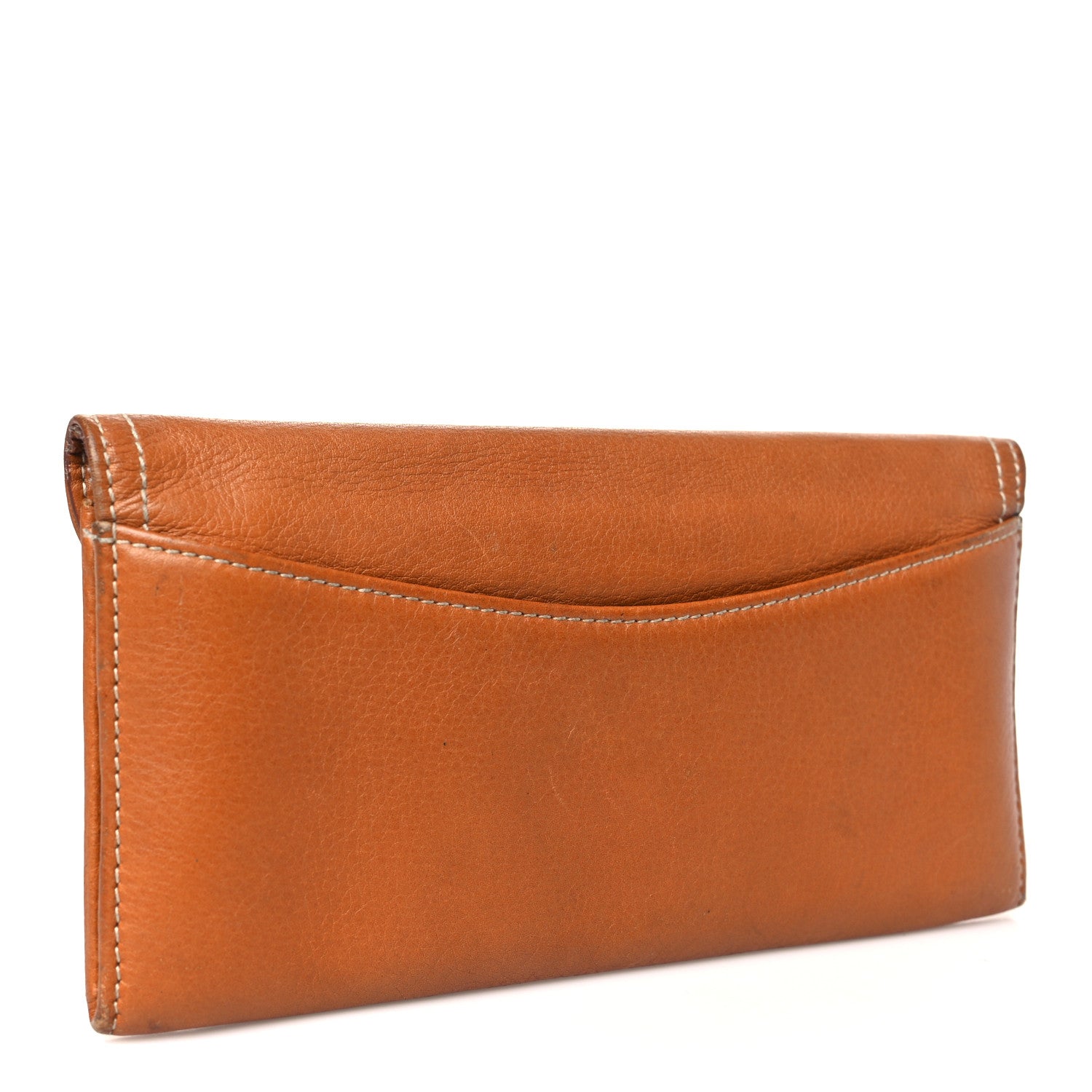 Christian Dior Calfskin Saddle Wallet Brown 3 of 15