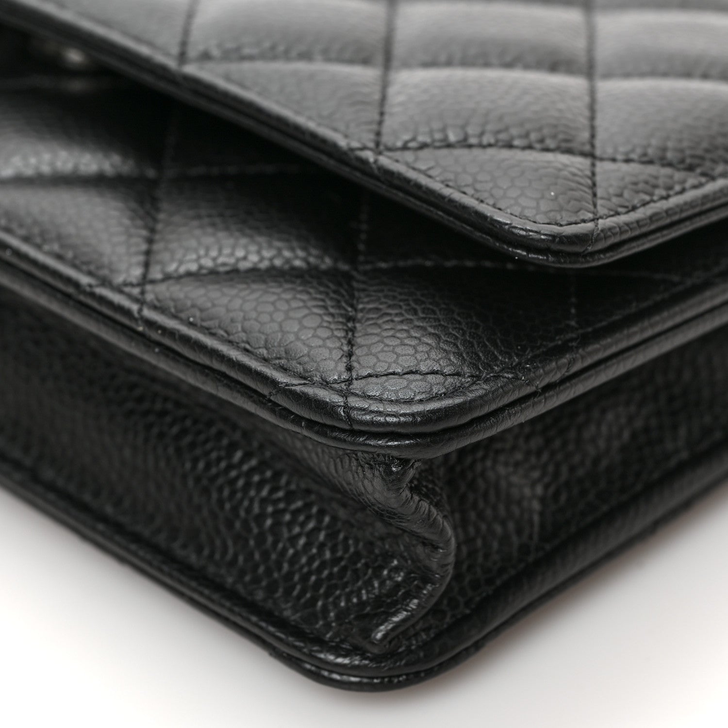 Chanel Caviar Quilted Wallet on Chain WOC Black 9 of 9