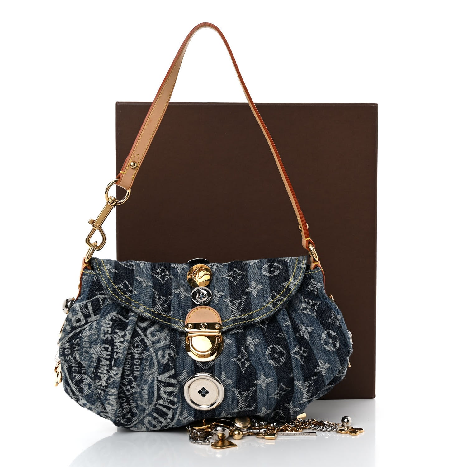 Louis Vuitton Denim Raye Judy Blame Mini Pleaty 12 of 12