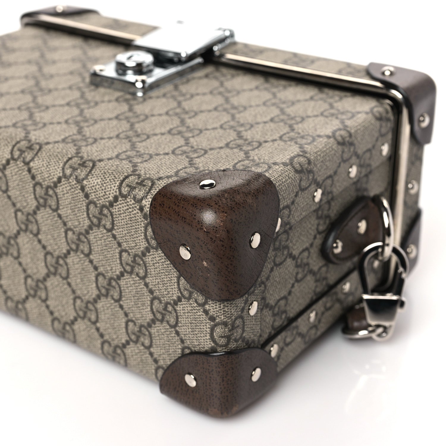 Gucci GG Supreme Monogram Globe-Trotter Beauty Case Brown 9 of 9