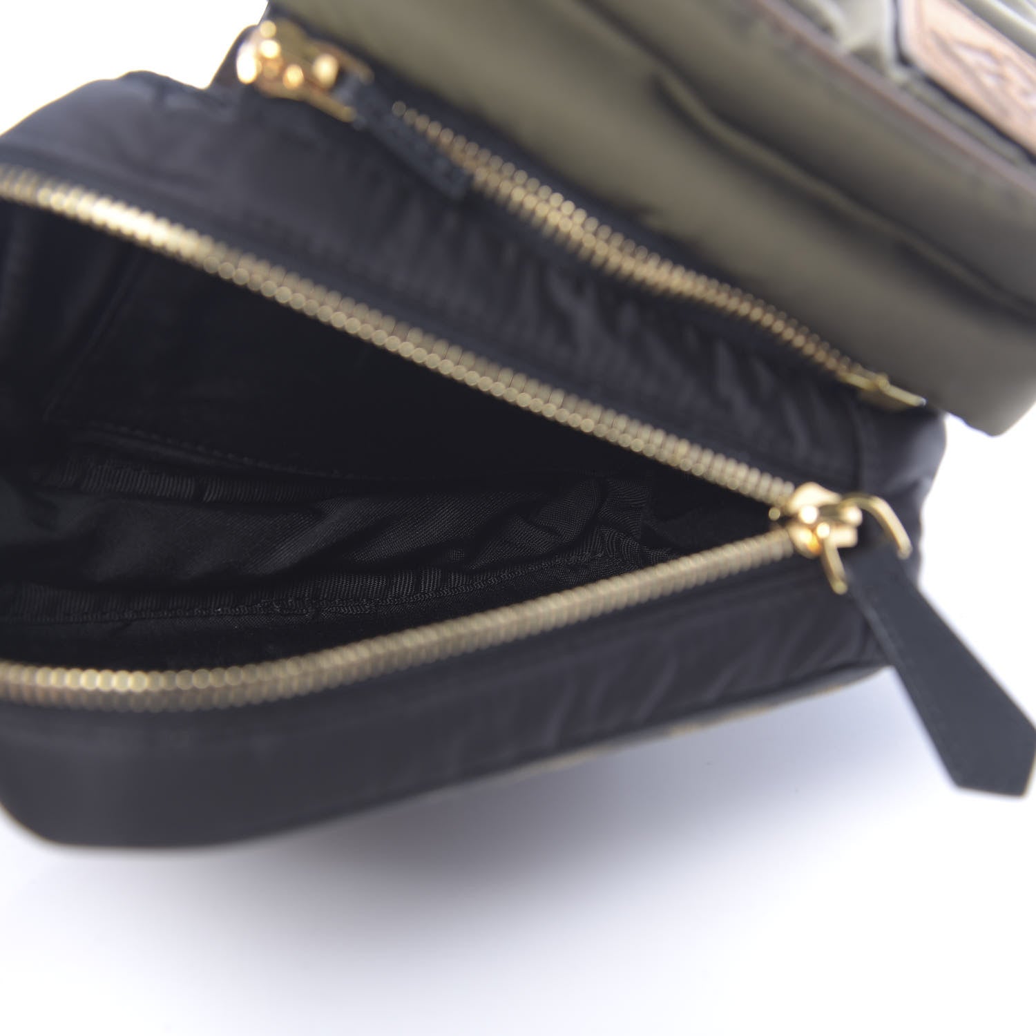 Fendi Nylon Dolmias Vitello Grace FF Multi Pouch Belt Bag Military Brown Tortora 6 of 12