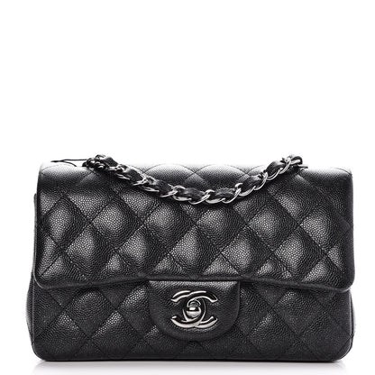 Chanel Iridescent Caviar Quilted Mini Rectangular Flap Black 1 of 9