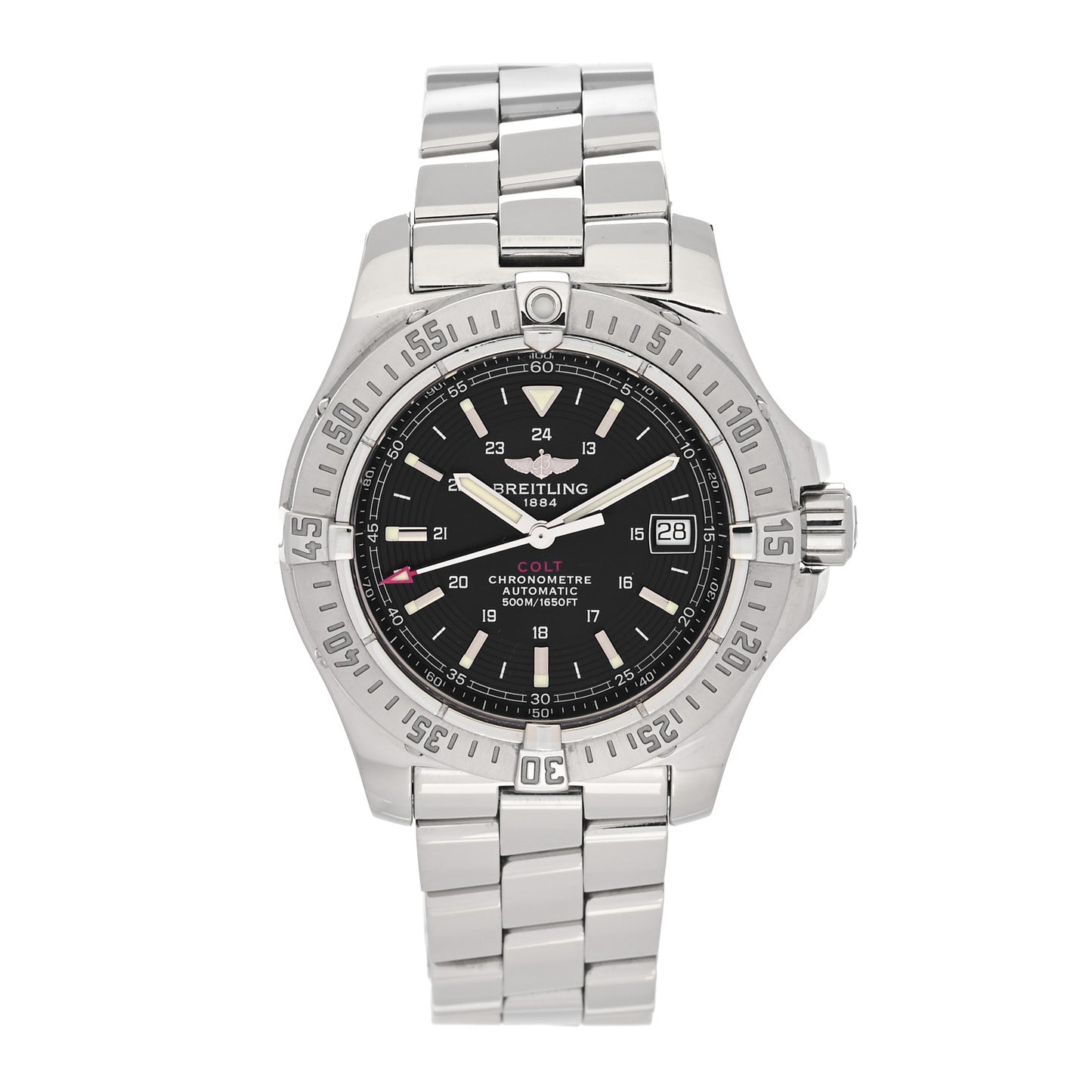 Stainless Steel 41mm Colt Automatic Watch Black A17380