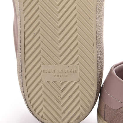 Saint Laurent Distressed Suede Mens Court Classic Sneakers 43 Rose Antique 6 of 9