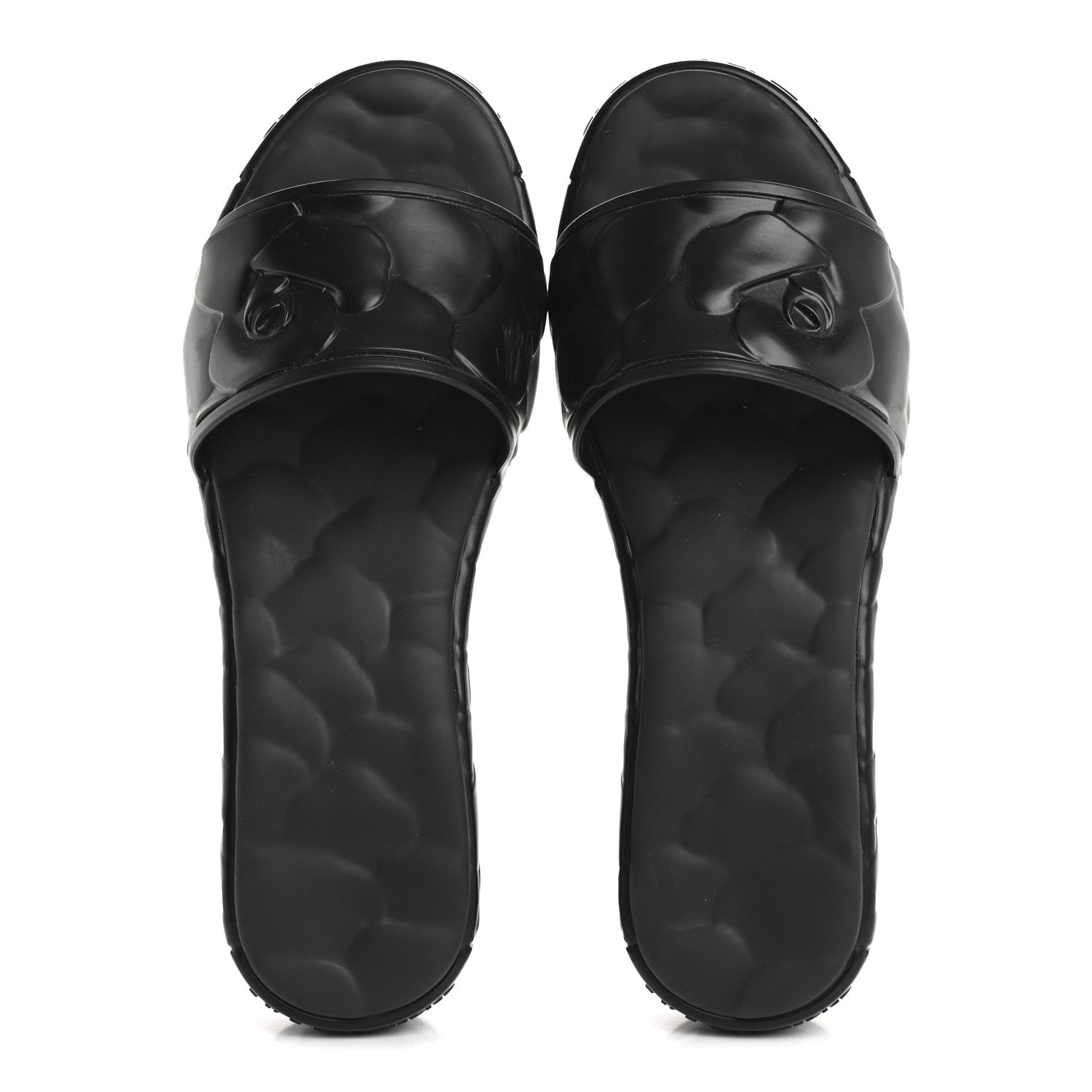 Valentino Garavani Rubber Atelier 03 Rose Edition 25/40mm Platform Slide Sandals 38 Black 2 of 12