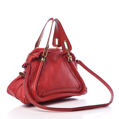 Chloe Calfskin Medium Paraty Holly Berry 3 of 17