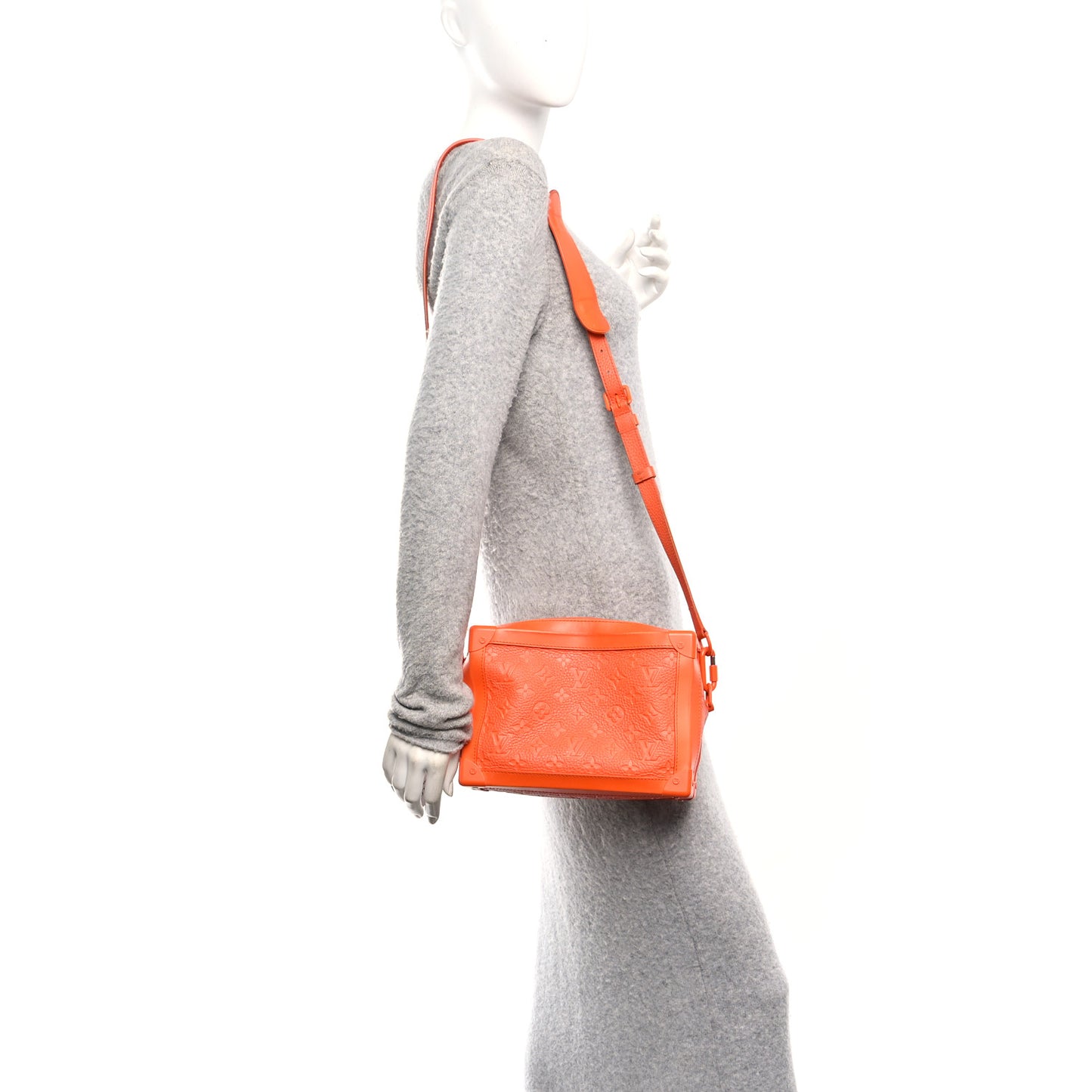 Taurillon Monogram Solar Ray Soft Trunk Orange