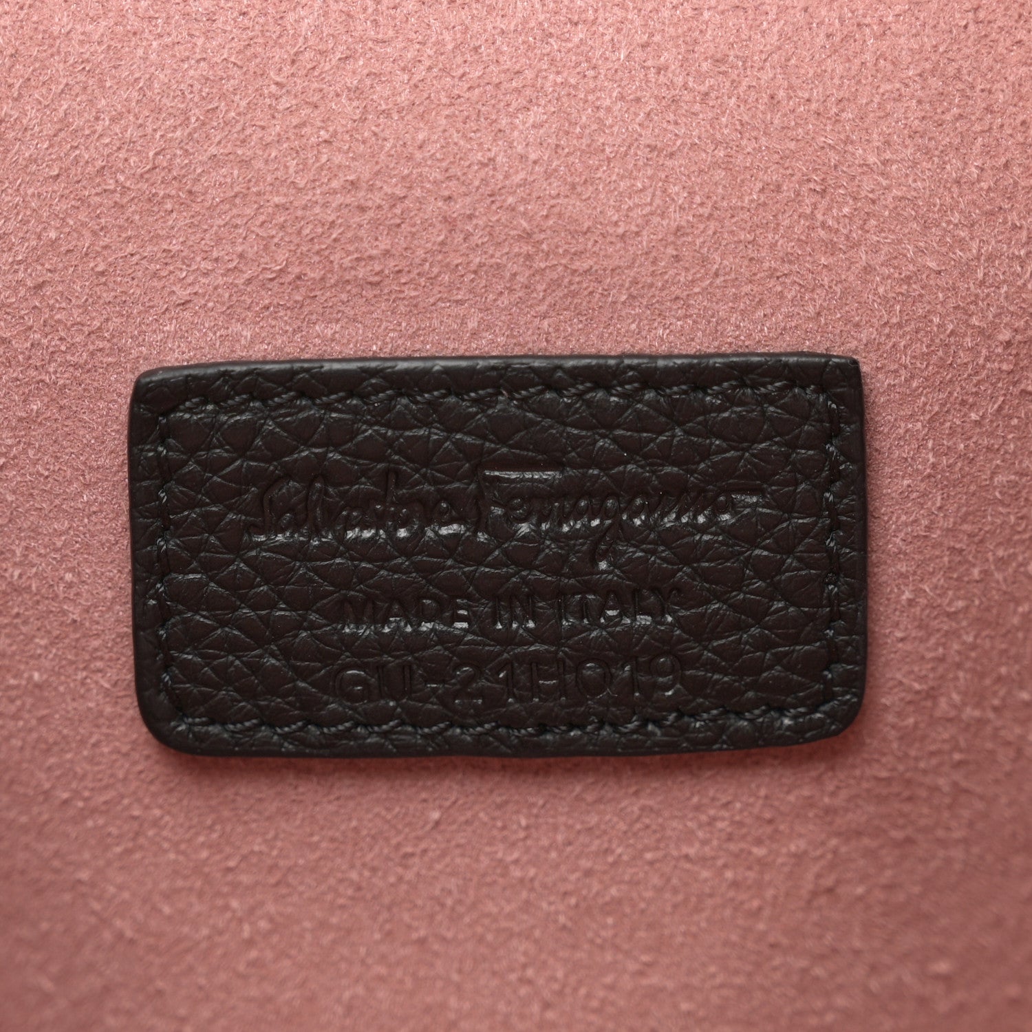 Salvatore Ferragamo Grainy Calfskin Medium Gancini Tote Black 7 of 14