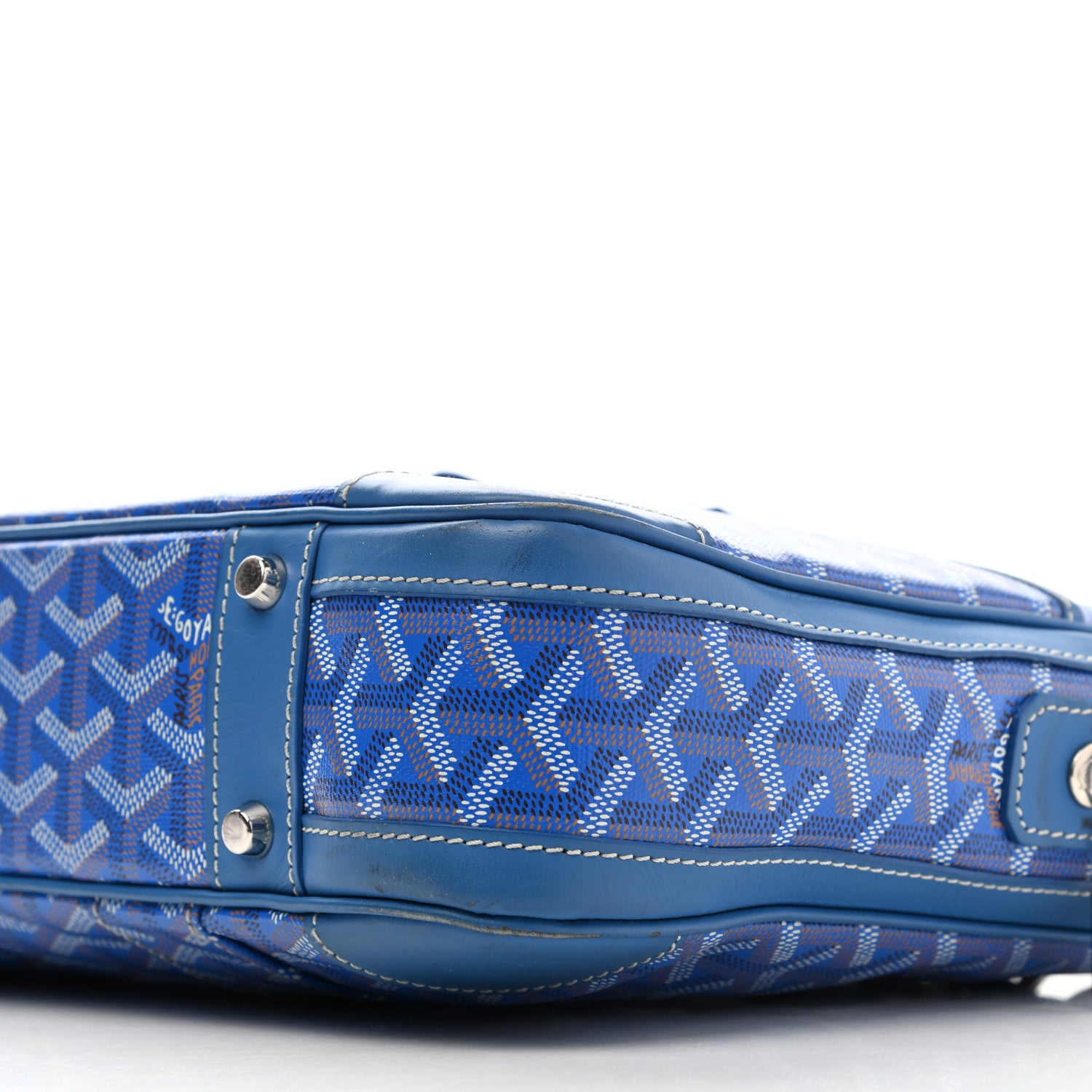 Goyard Goyardine Ambassade PM Briefcase Sky Blue 8 of 14