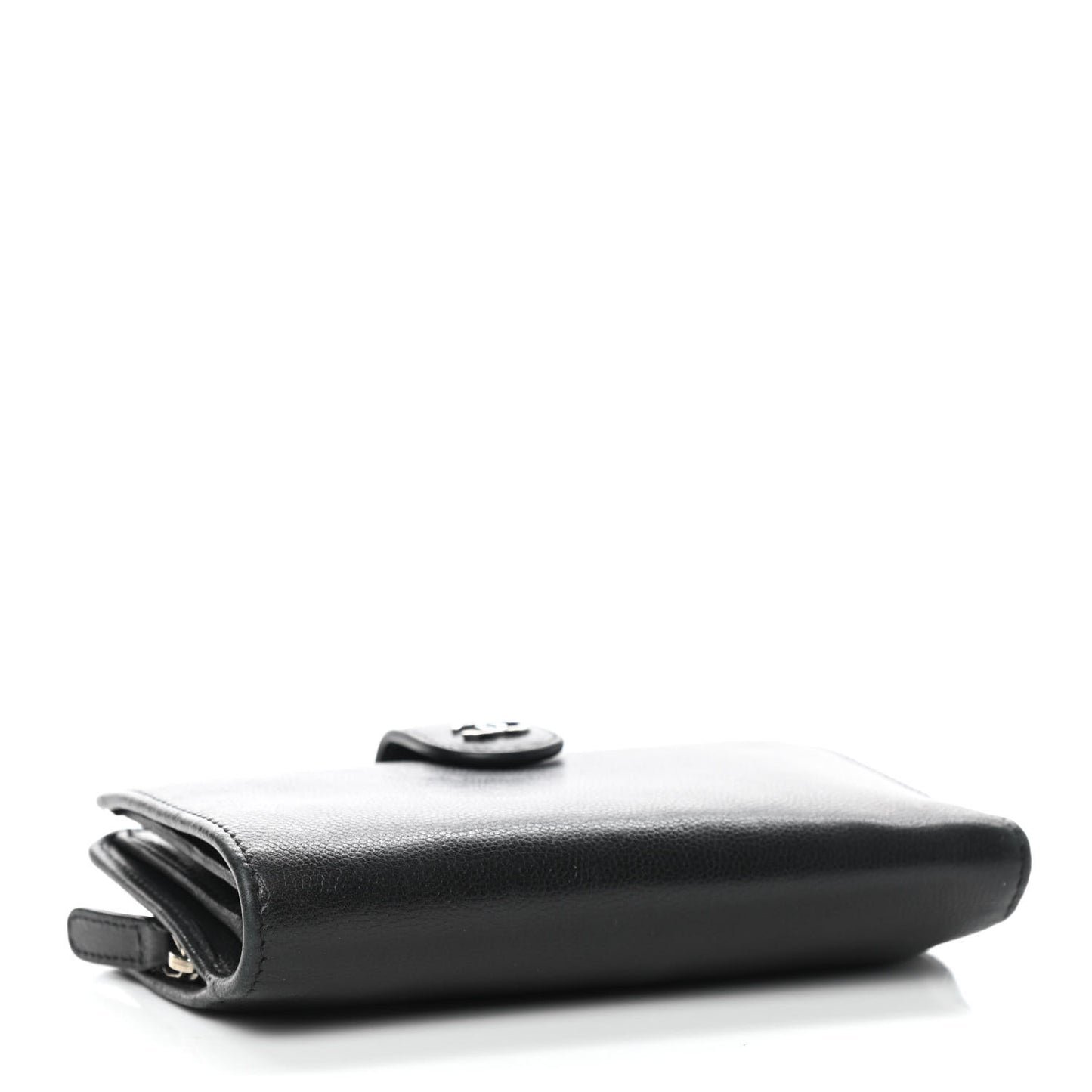 Caviar CC Zipped Pocket Wallet Black
