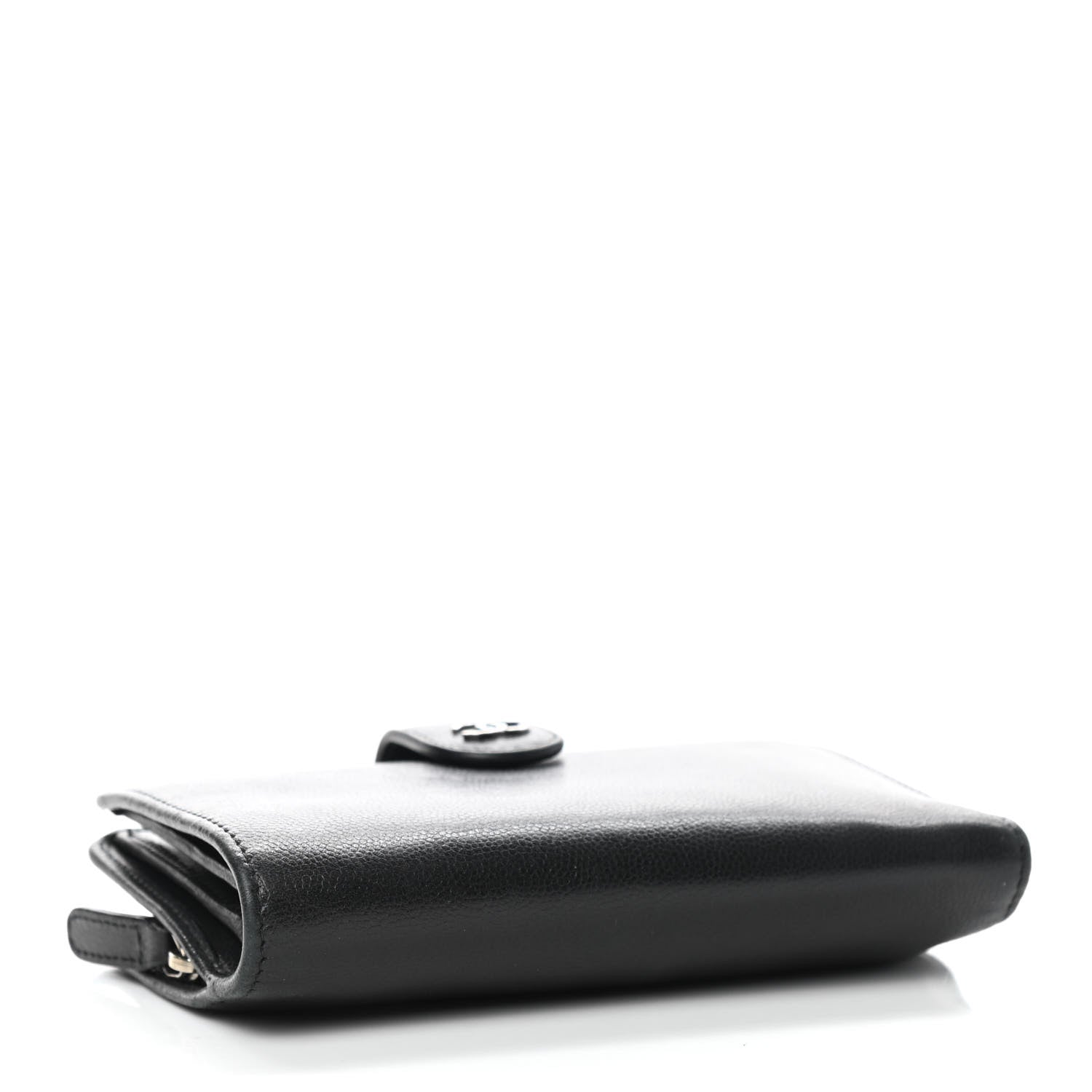 Chanel Caviar CC Zipped Pocket Wallet Black 4 of 10