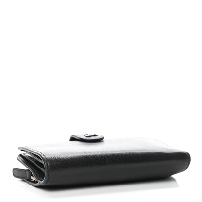 Chanel Caviar CC Zipped Pocket Wallet Black 4 of 10