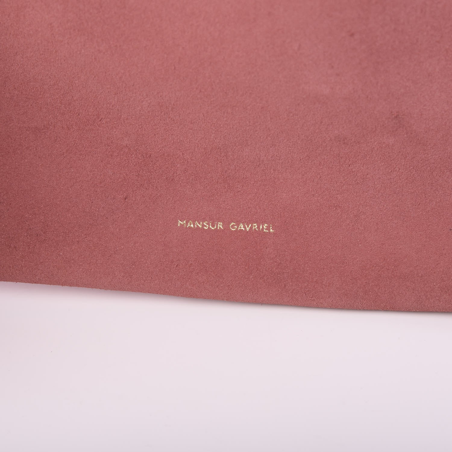 Mansur Gavriel Suede Mini Mini Bucket Bag Blush 5 of 15