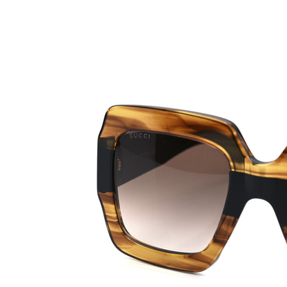 Gucci Square Frame GG0178S Sunglasses Havana 8 of 9