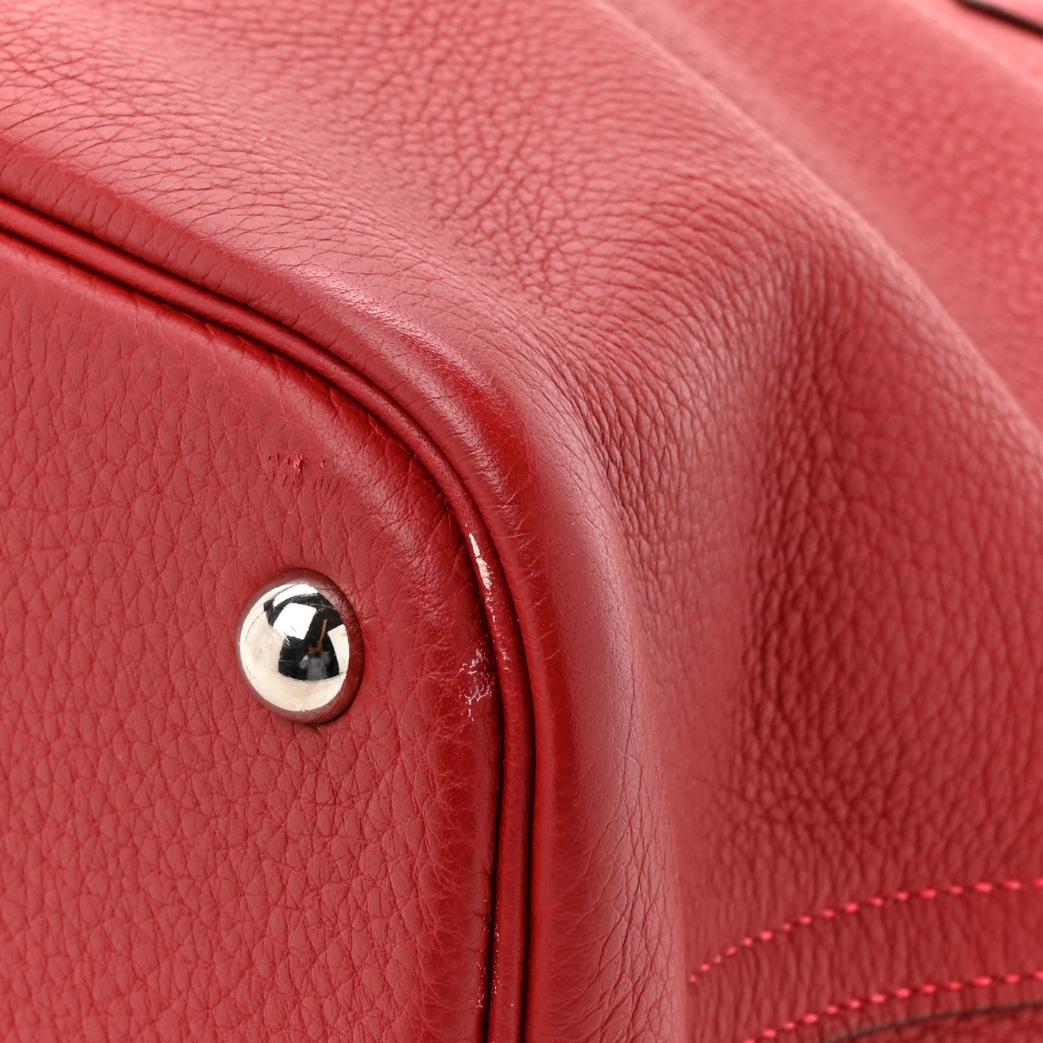 Hermes Taurillon Clemence Bolide 31 Rouge Garance 9 of 14