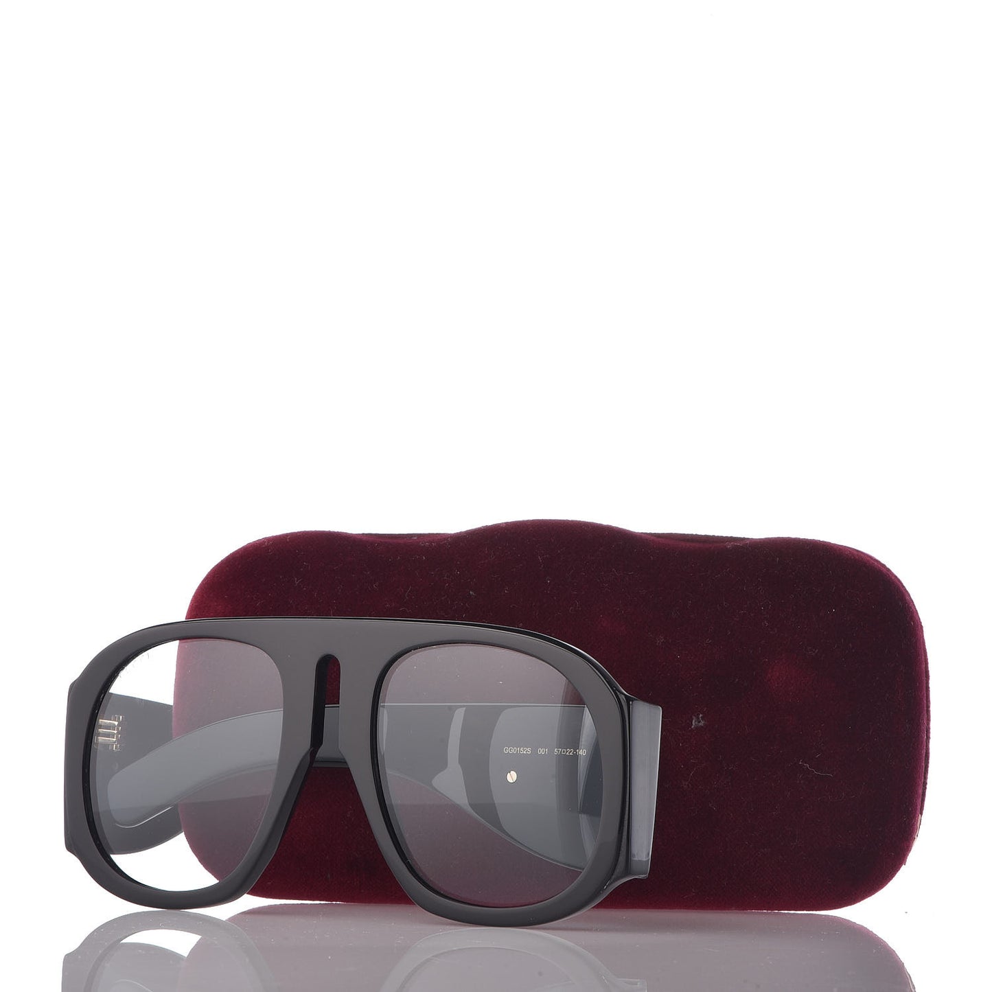 Oversized Aviator Sunglasses GG0152S Black