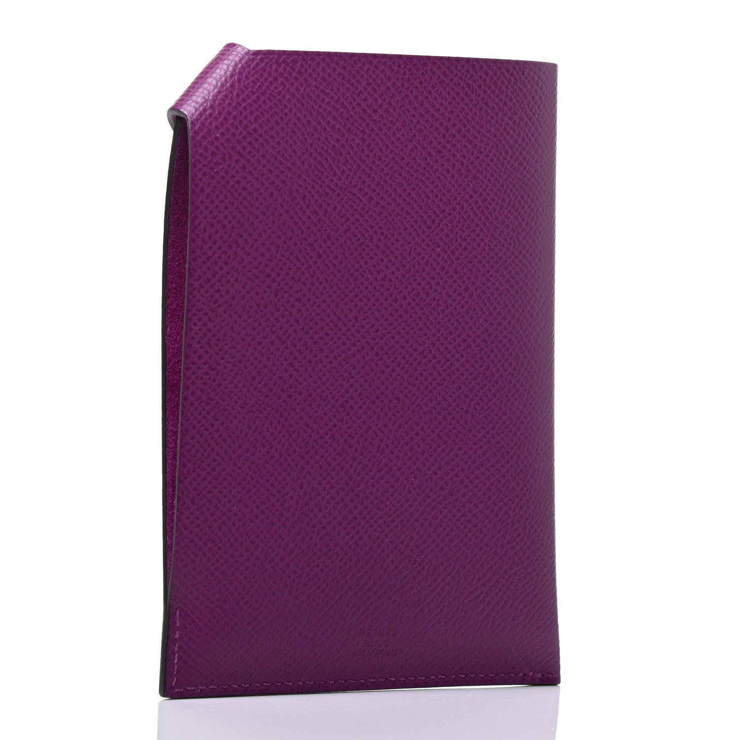 Hermes Epsom Tarmac Dot PM Passport Holder Anemone Deep Blue 2 of 4