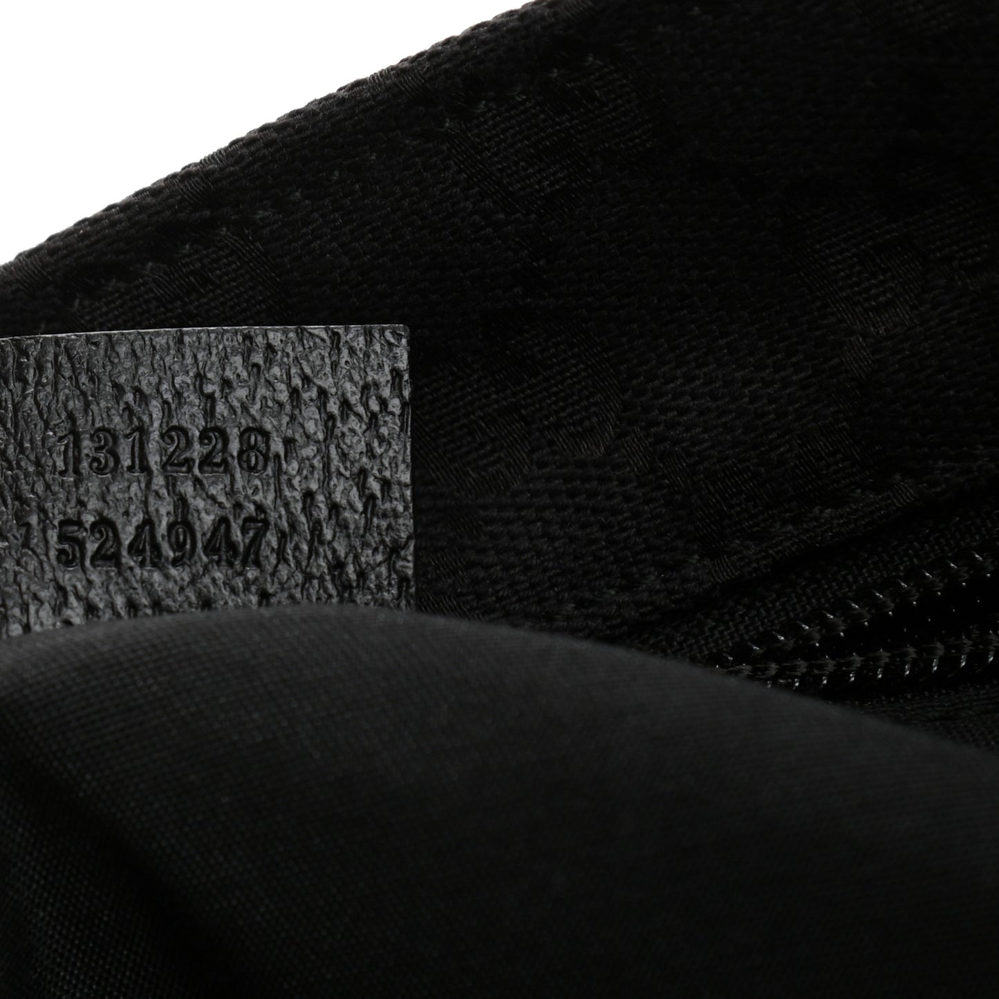 GG Monogram Small Web Handle Bucket Tote Black
