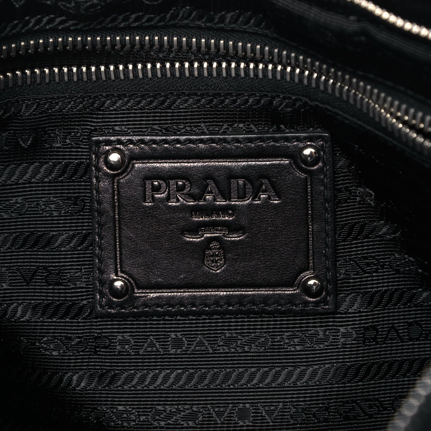 Nappa Ruffle Pochette Bag Black