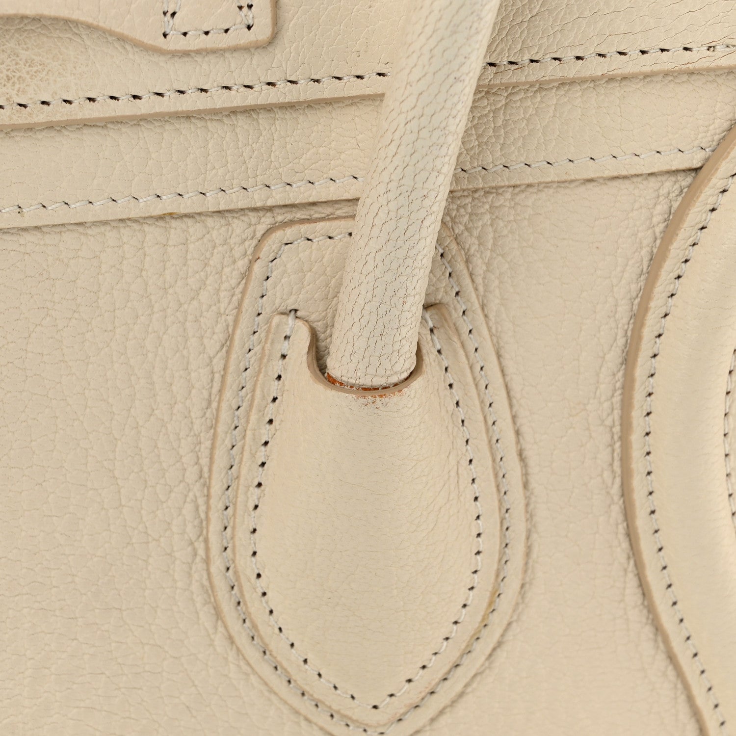 Celine Goatskin Micro Luggage White 18 of 18