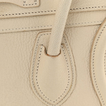 Celine Goatskin Micro Luggage White 18 of 18
