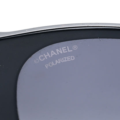 Chanel Oval Sunglasses 5411-A Black 7 of 8