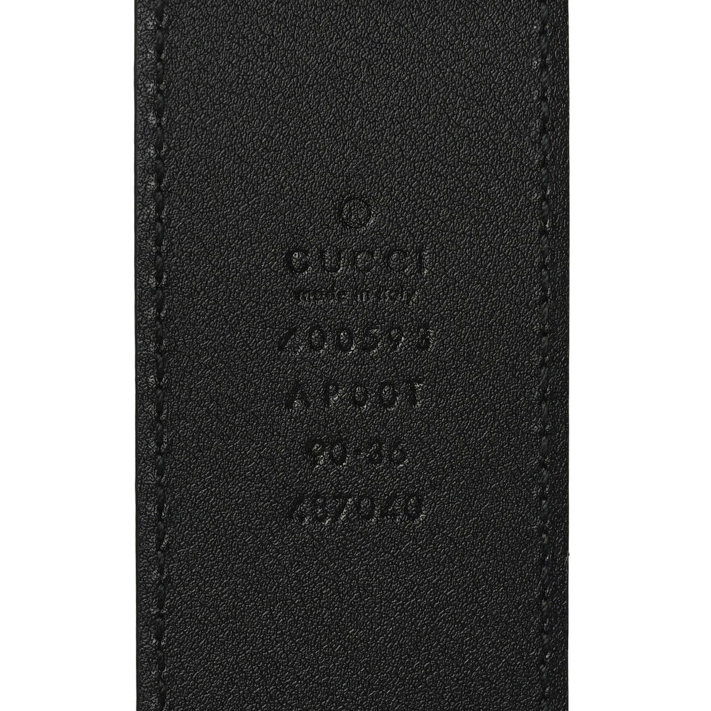 Calfskin Double G 40mm Belt 90 36 Black