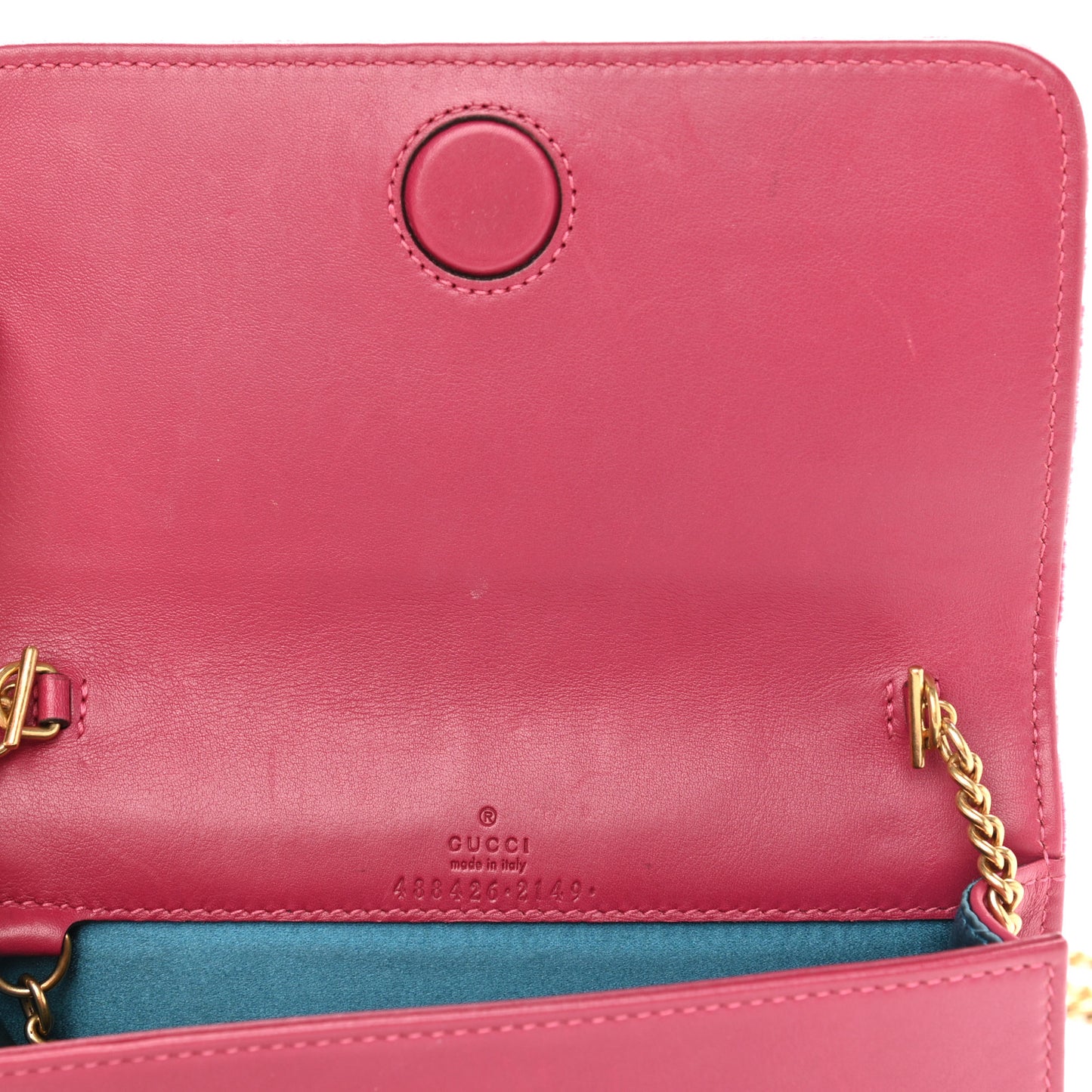 Velvet Matelasse Love Embroidered GG Marmont Mini Bag Light Raspberry Rose