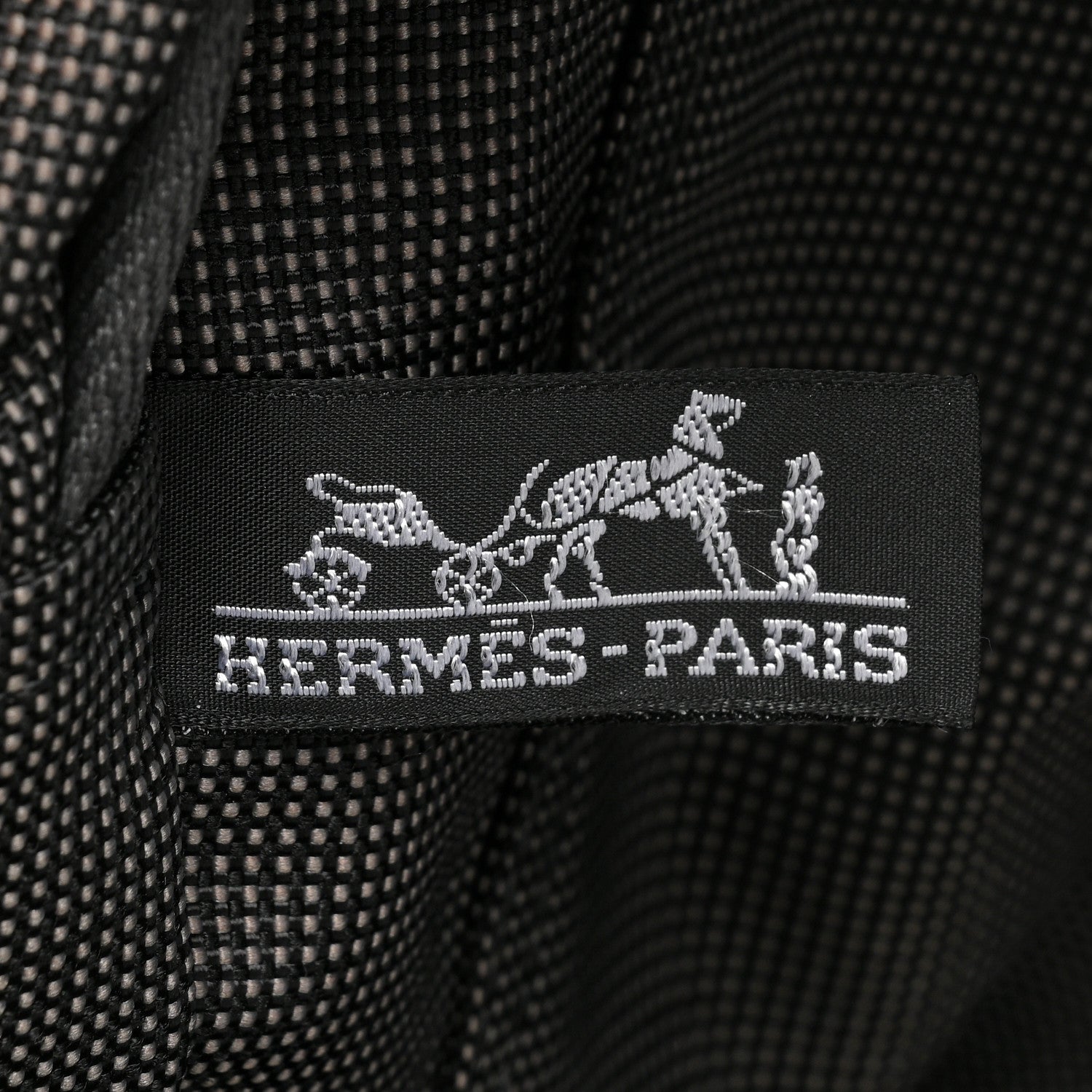 Hermes Toile Fourre Tout MM Grey Black 6 of 12