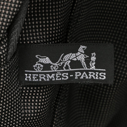 Hermes Toile Fourre Tout MM Grey Black 6 of 12