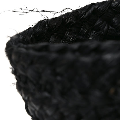 Saint Laurent Raffia Medium Panier Bag Black 10 of 10