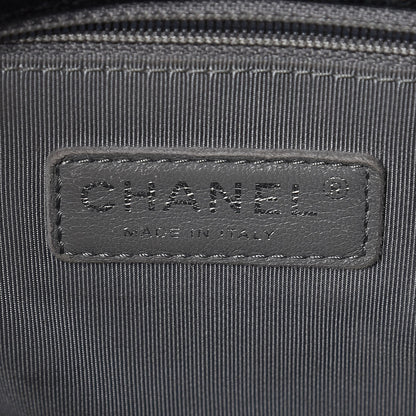 Chanel Washed Lambskin Quilted Maxi Chain Around Flap Black 6 of 8