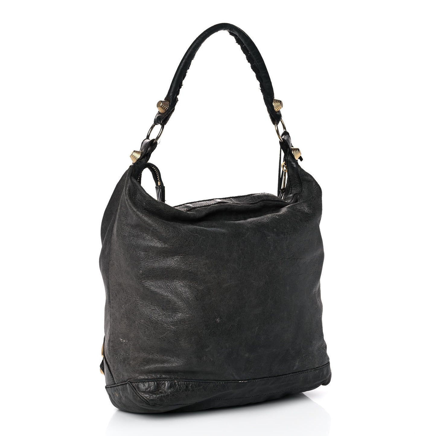 Chevre Giant 21 Gold Hardware Day Hobo Black