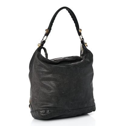 Balenciaga Chevre Giant 21 Gold Hardware Day Hobo Black 3 of 16