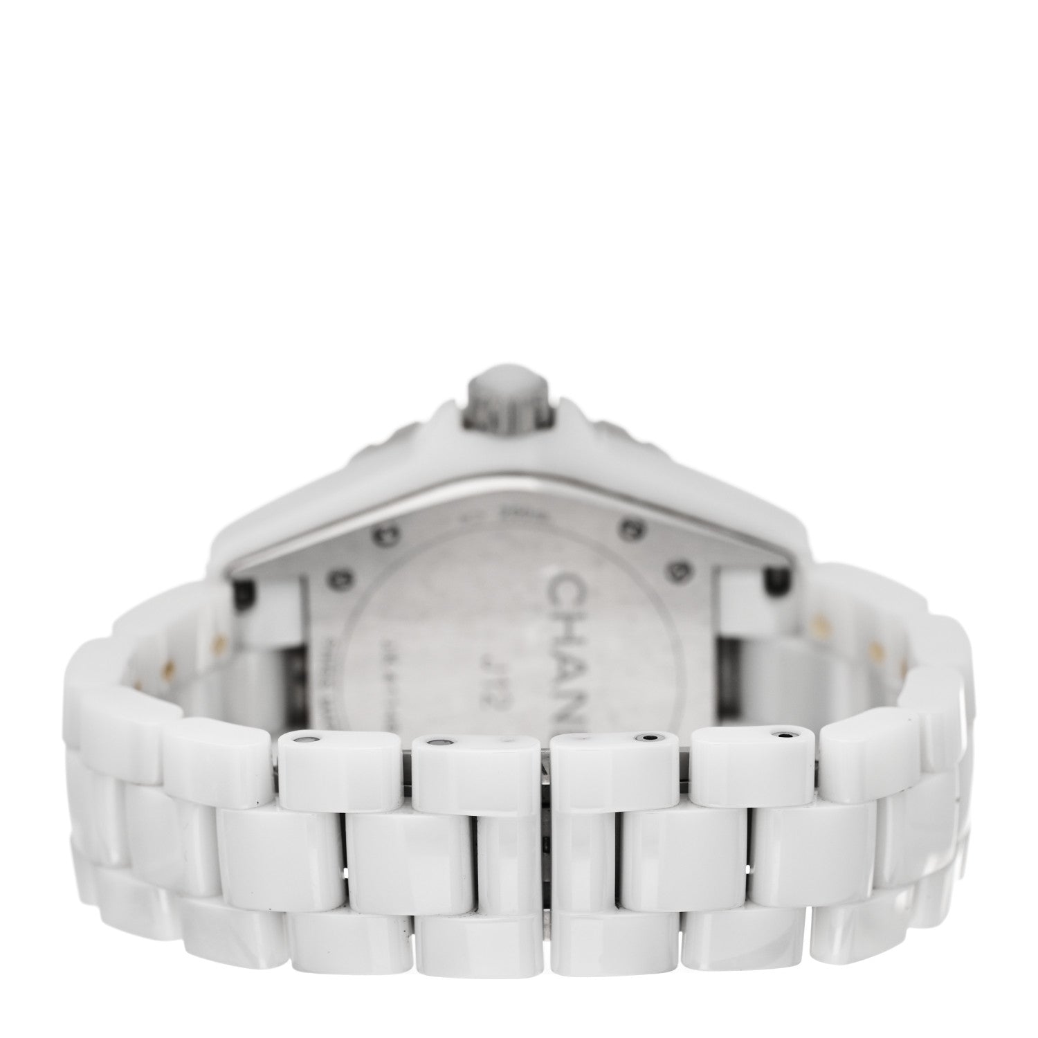 Chanel Stainless Steel Ceramic 38mm J12 Automatic Watch White 3 of 4