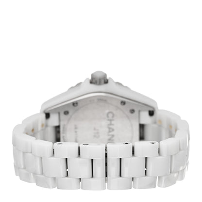 Chanel Stainless Steel Ceramic 38mm J12 Automatic Watch White 3 of 4