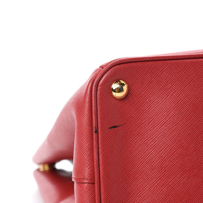 Prada Saffiano Lux Large Tote Fuoco 8 of 13