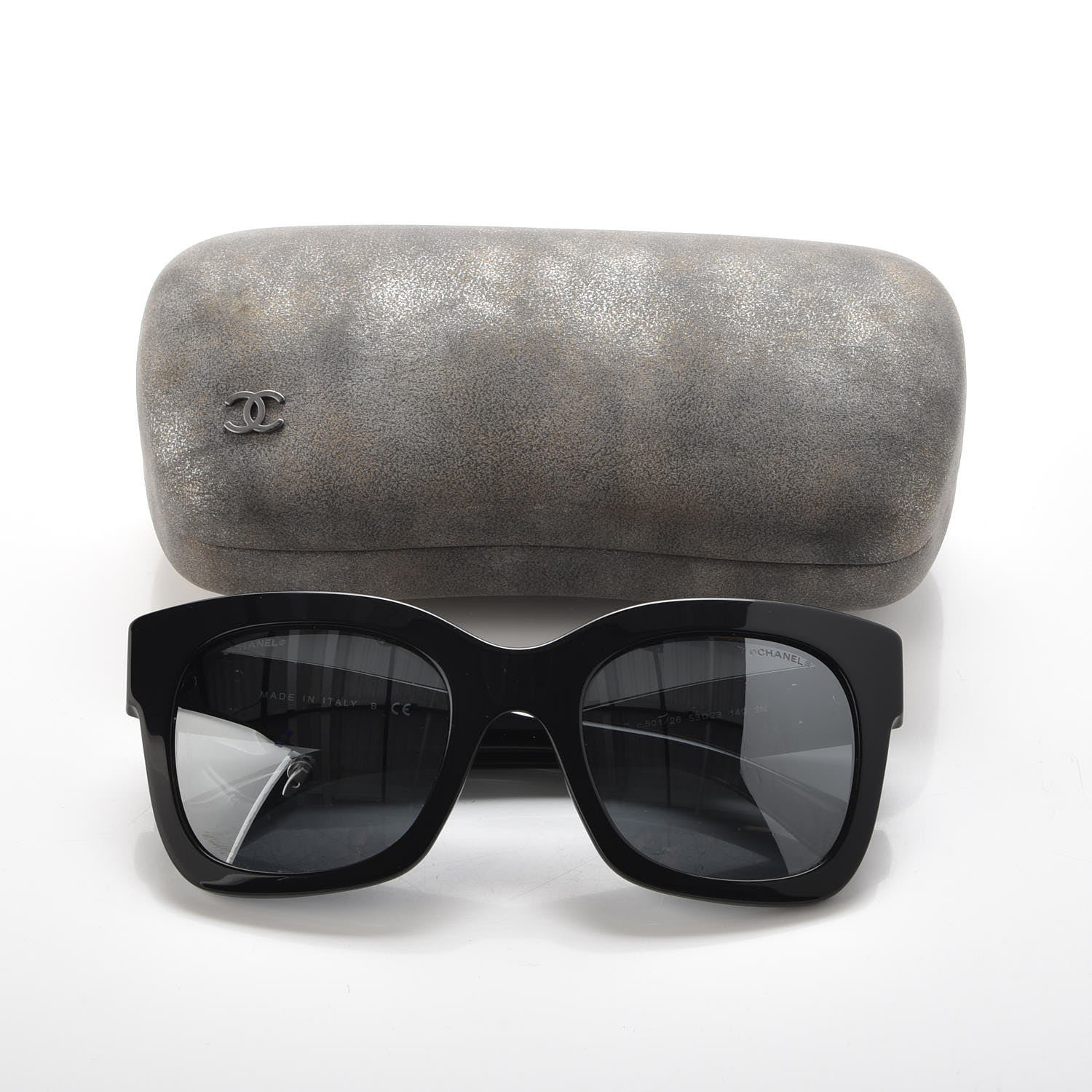 Chanel Mirror CC Sunglasses 5357 Black 9 of 9