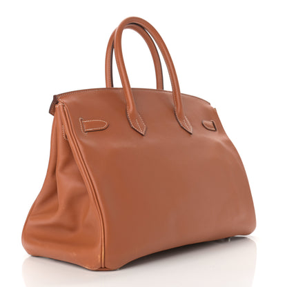 Hermes Swift Birkin 35 Gold 3 of 21