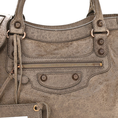 Balenciaga Agneau Giant 12 Rose Gold Hardware City Gris Poivre 8 of 10