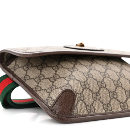 Gucci GG Supreme Monogram Neo Vintage Web Belt Bag Brown 9 of 12
