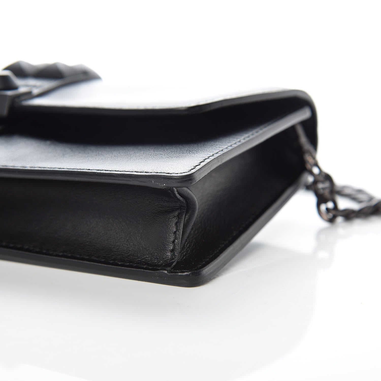 Prada City Calfskin Studded Mini Elektra Crossbody Bag Black 11 of 12