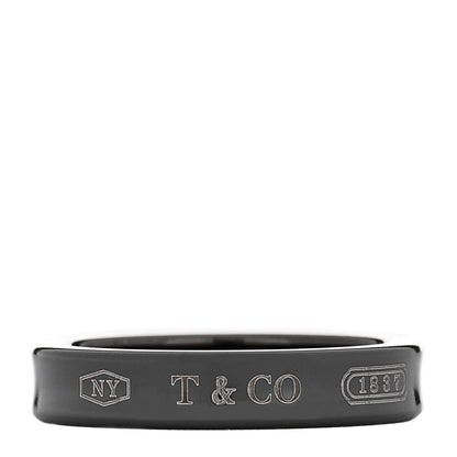 Tiffany Titanium 1837 Narrow Band Ring 52 6 1 of 5