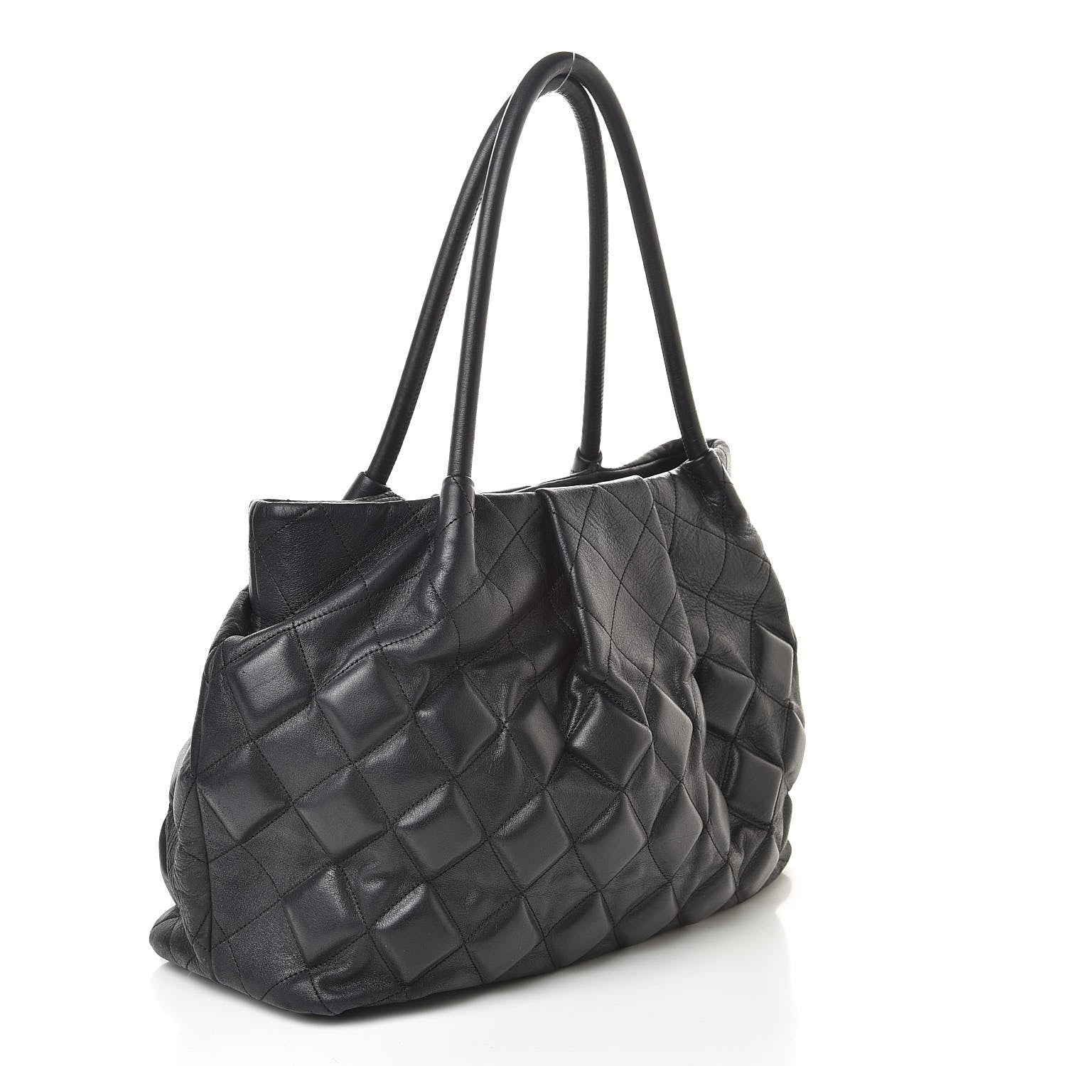 Chanel Calfskin Sloane Square Tote Black 3 of 13
